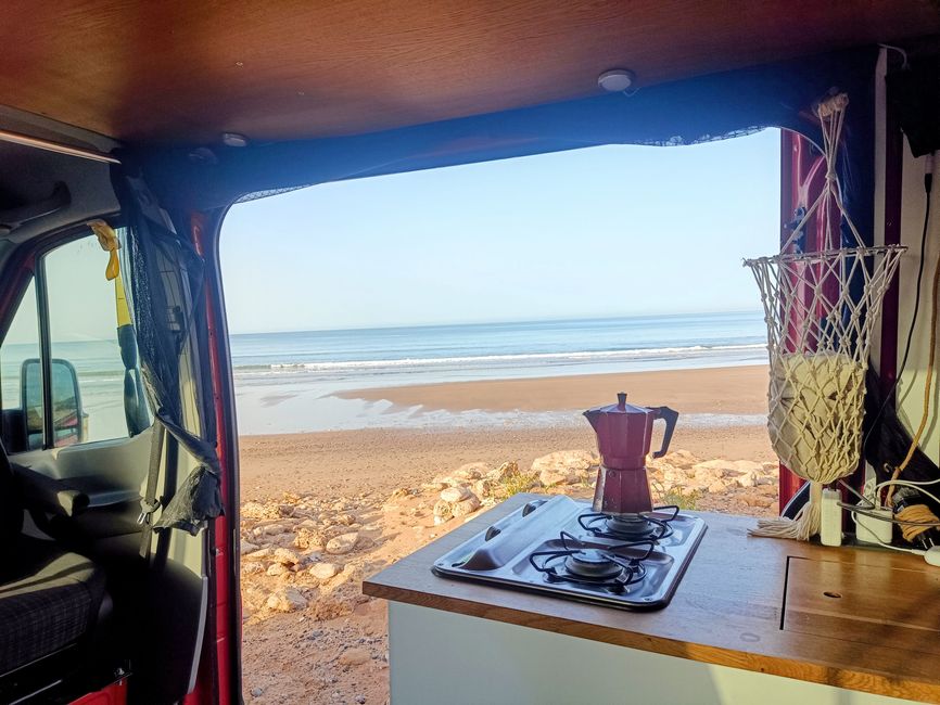 Sidi Kaouki Stellplatz am Meer