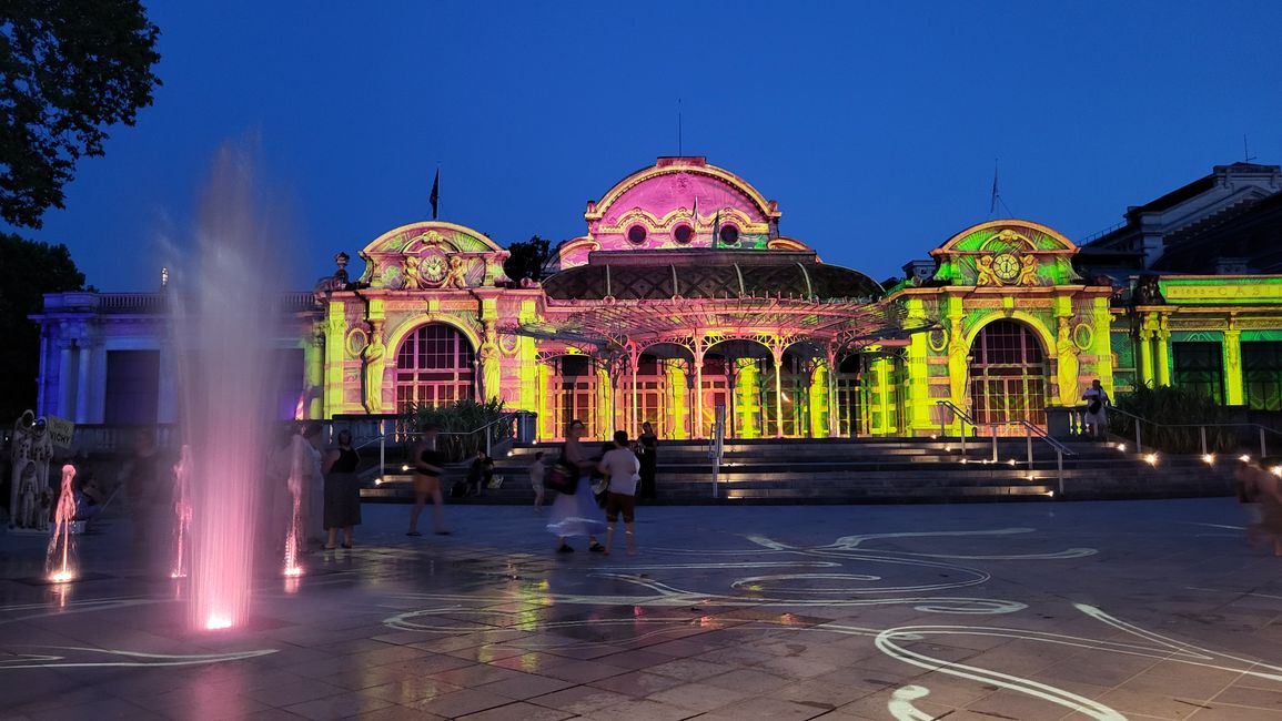 Lichtershow "son et lumières"