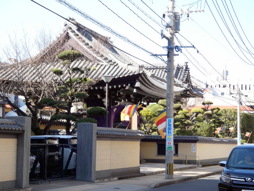 Tempel in der Stadt