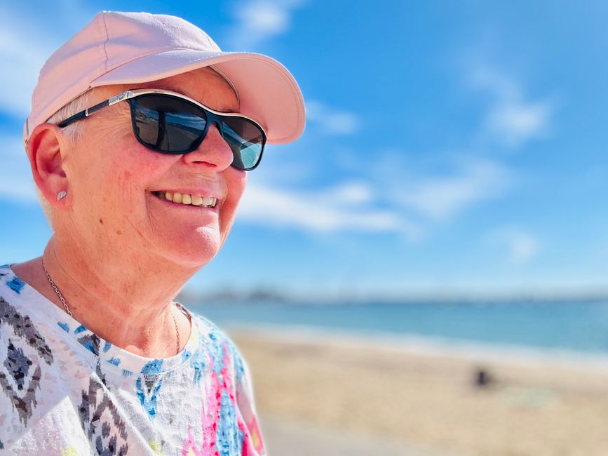 Sonne, Strand in Palamós und Ausruhen