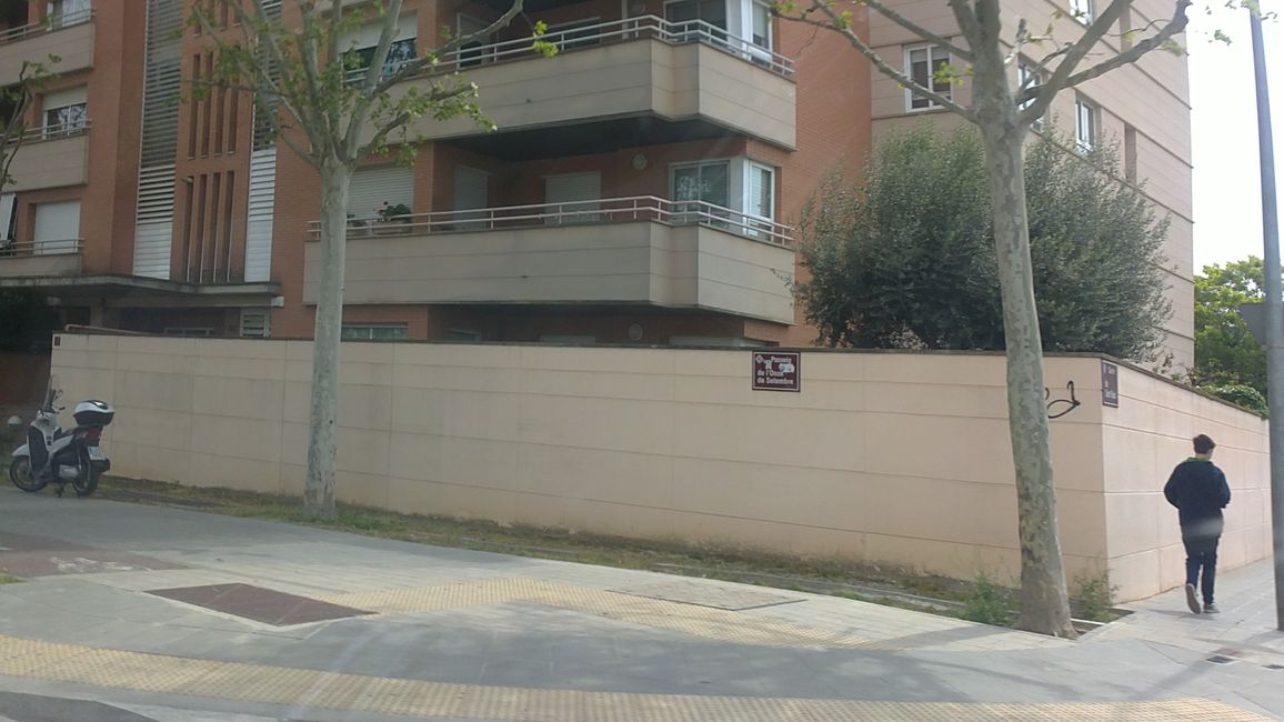 Foto dalla mia auto a Lleida (Catalogna, Spagna) (aprile 2019)