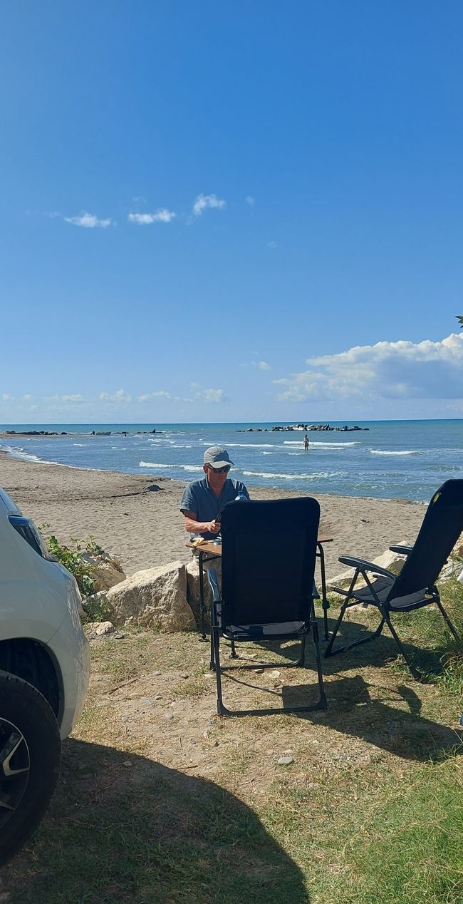 La belle plage des Albanais