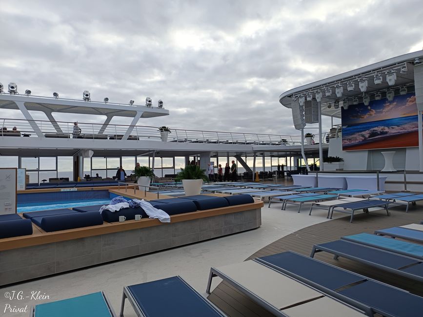 Kleiner Ausschnitt des Pooldeck 