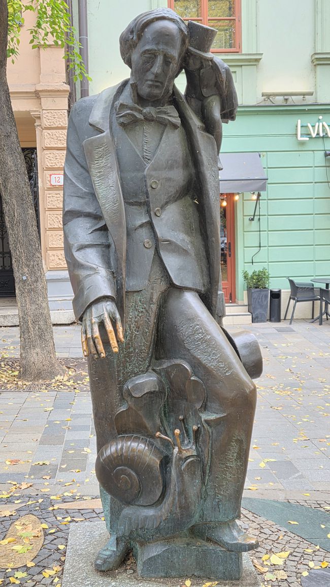Viele tolle Bronzefiguren zieren dad Stadtbild