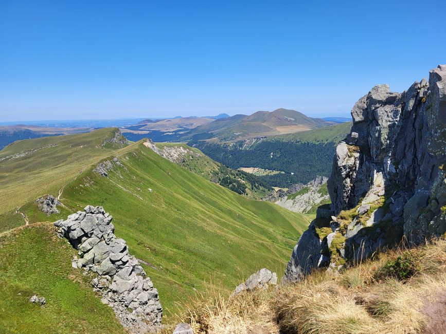 Wanderung vom Puy de Sancy zum Pic du Capucin