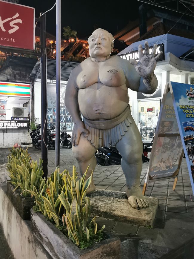 ...不知道这座雕像要表达什么...