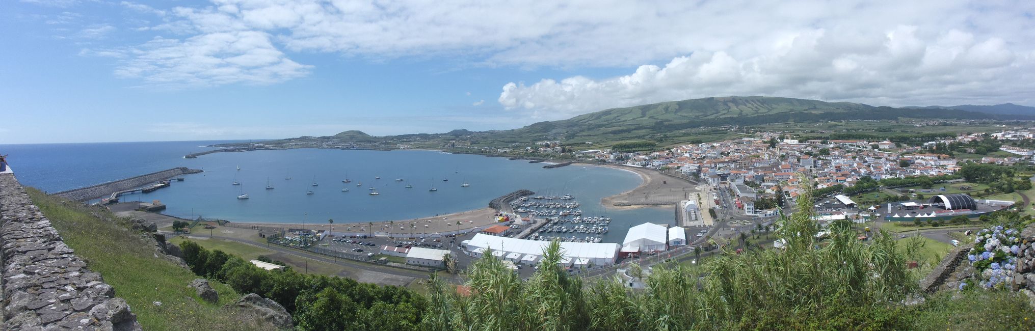 Blick über Praia