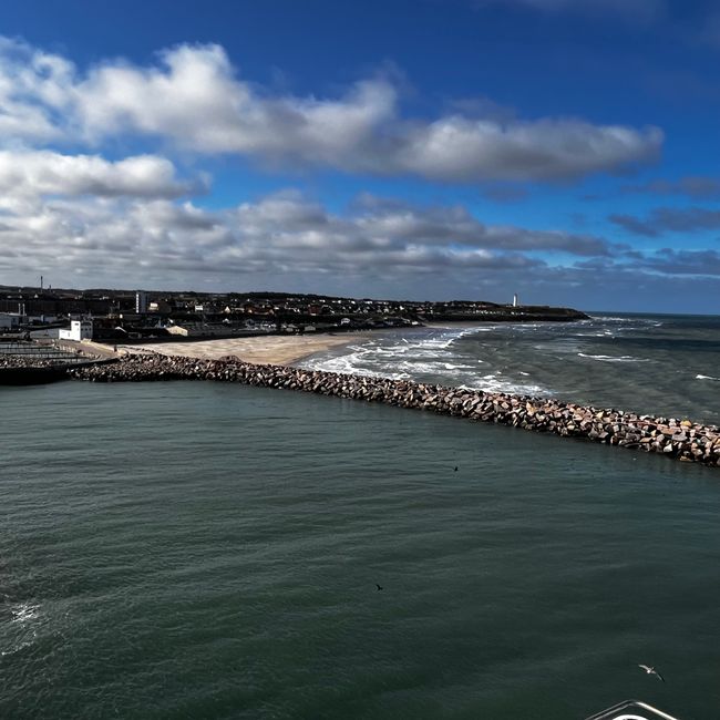 Ankunft in Hirtshals