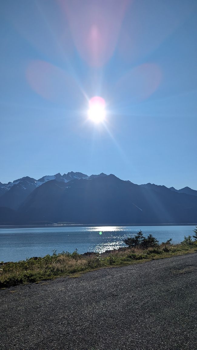 Day 23: Skagway - Haines: the big sweating in Alaska begins!