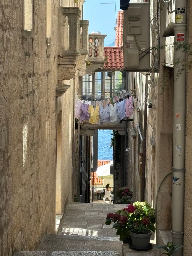 Isla Korcula y "ciudad antigua"