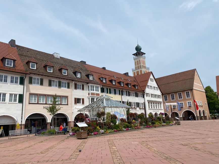 Der Marktplatz in Freudenstadt