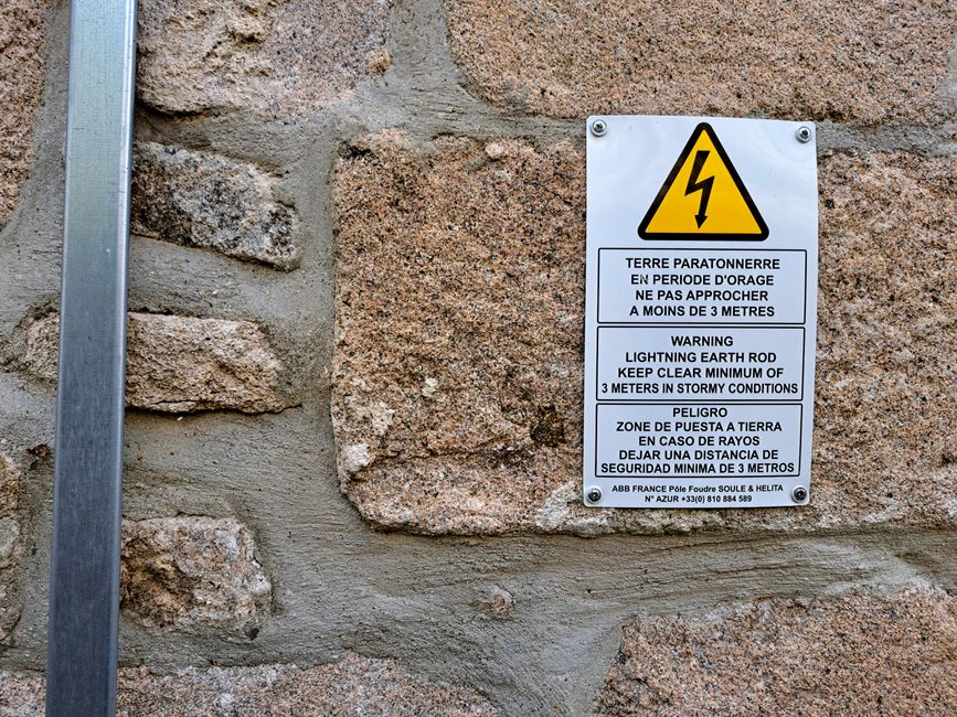 Achtung Blitzableiter!