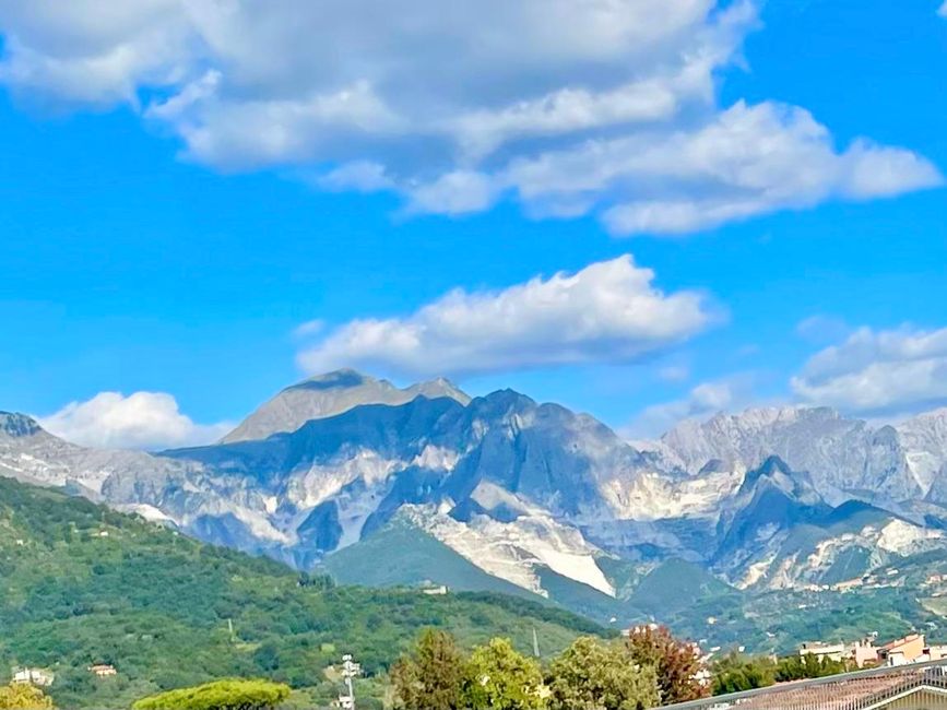 Le trajet du lac de Garde vers la Toscane traversait un paysage magnifique.
