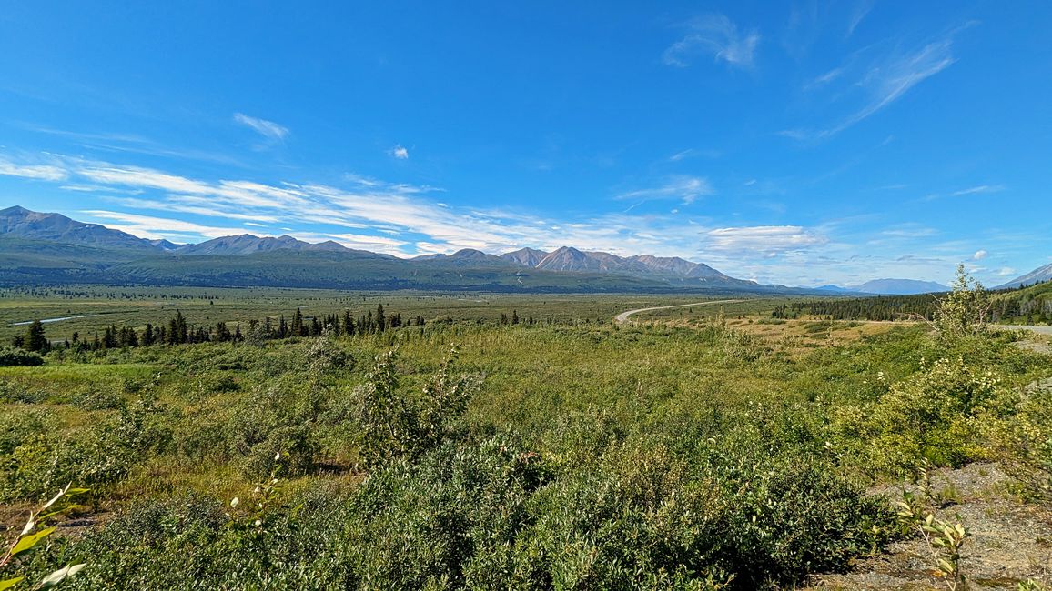 Tag 27: Bärenshow & fantastische Bergwelten - zurück nach Yukon/Kanada