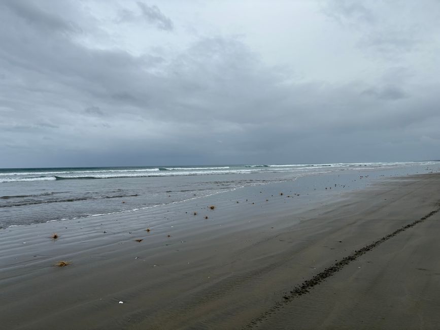 The most famous beach and the bleakest campsite in New Zealand - 90 Mile Beach