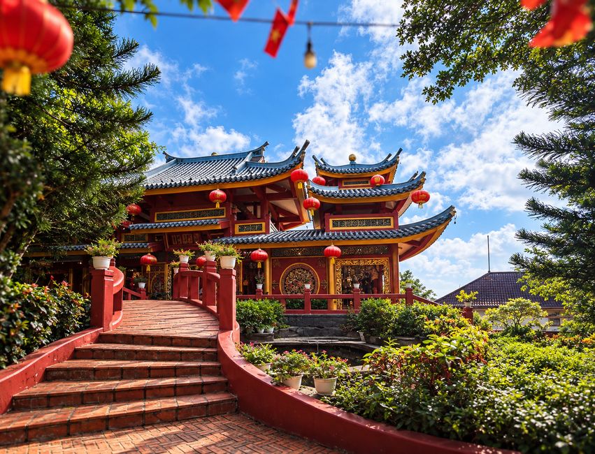 Guanyin-Tempel auf dem Sam-Berg