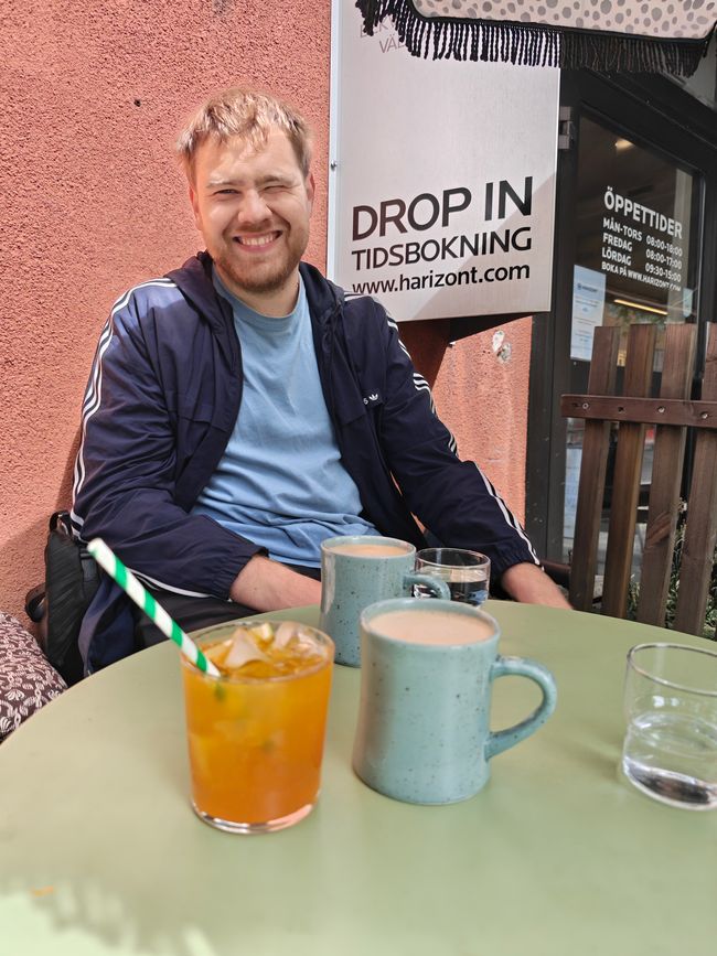 Kurzer Stop im Café Rost