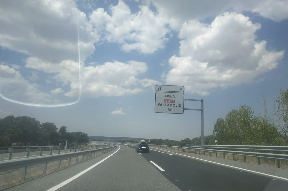 Photos from my car of Ávila (Castilla y León, Spain) (July 2024)