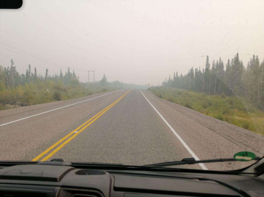 Smoke near Yellowknife