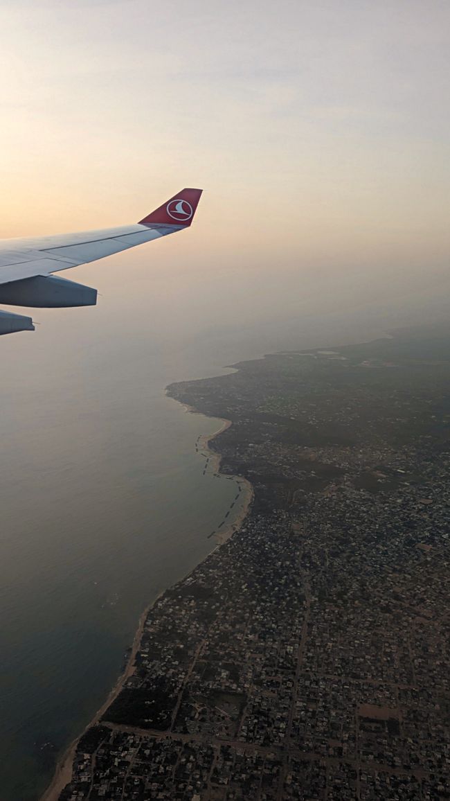 Day 1: Via Istanbul to Dakar