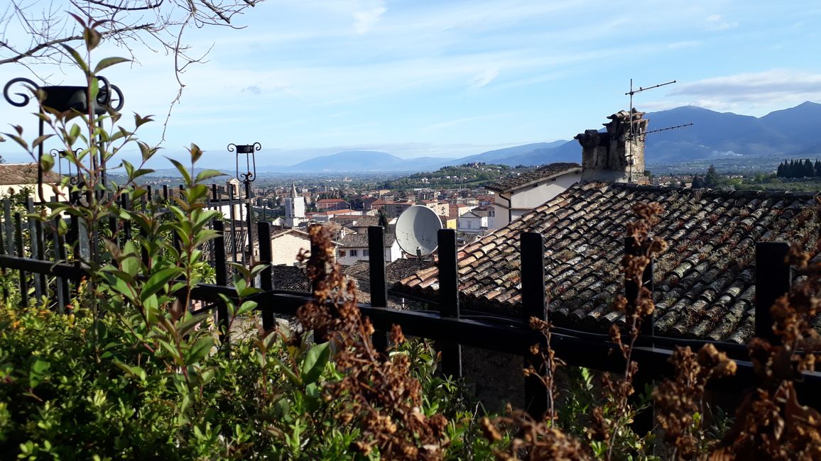 The view while having breakfast