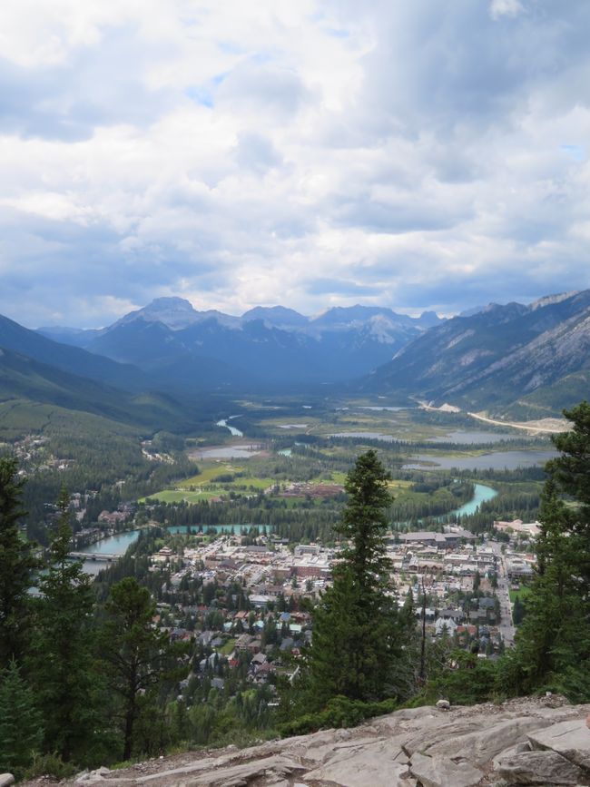 Blick auf Banff