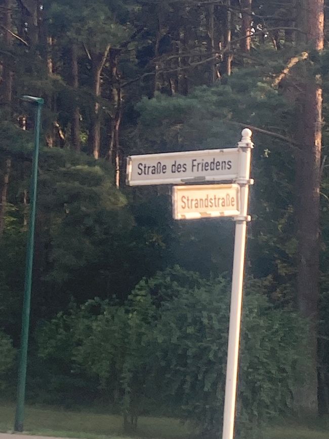 Selbst die Straßennamen aus vergangenen Tagen 