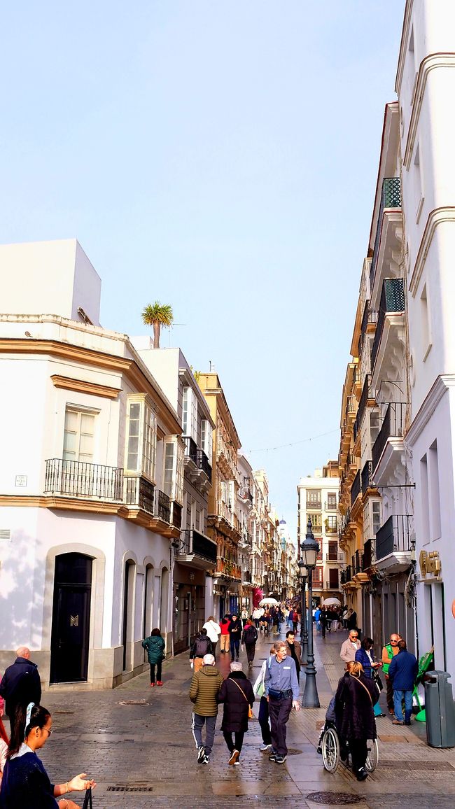 Gassen in der Altstadt von Cadiz