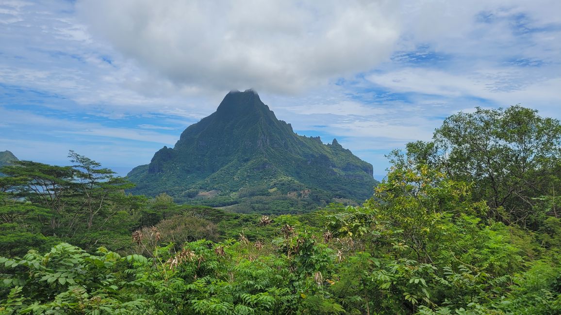 Mo’orea – impresionantes cumbres montañosas nos reciben