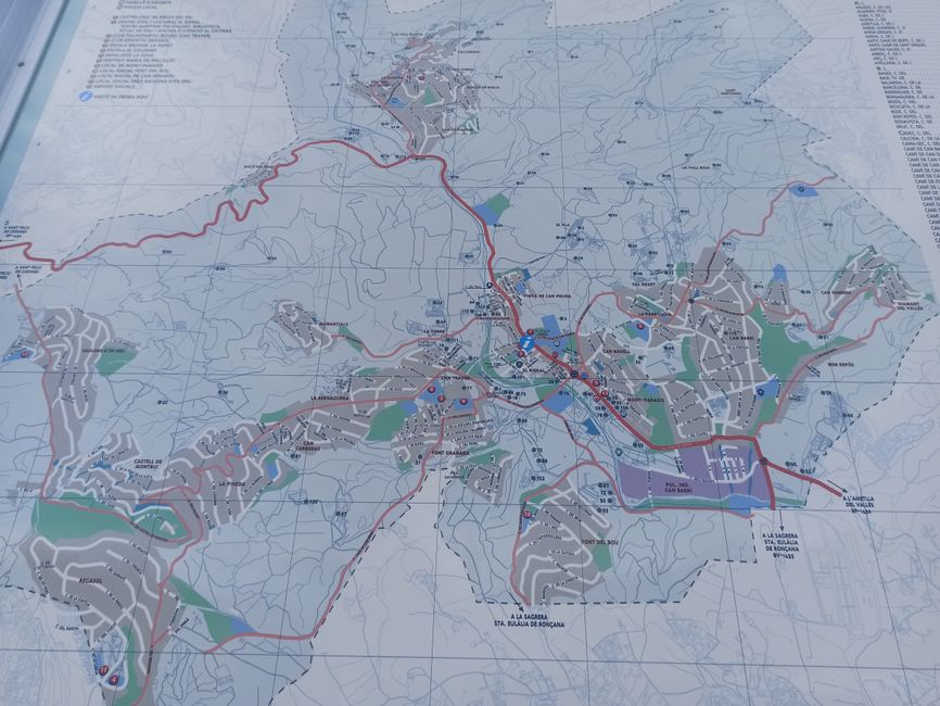 Mapa de Bigues i Riells del Fai (Vallès Oriental, Barcelona)