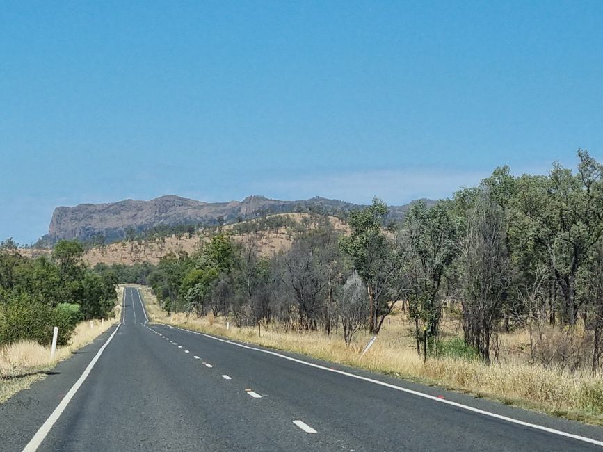 Gerade Straße durchs Outback