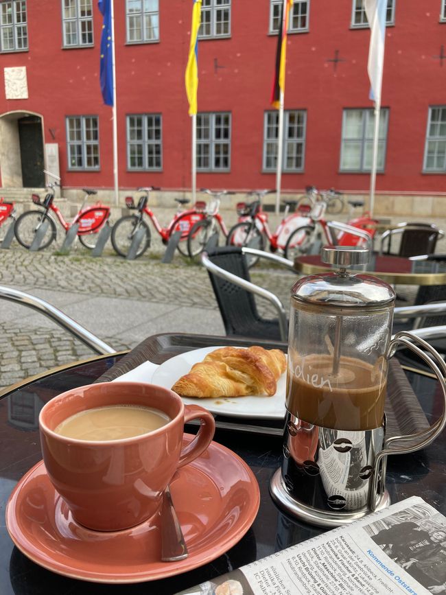 Frühstück in der Rösterei am Markt