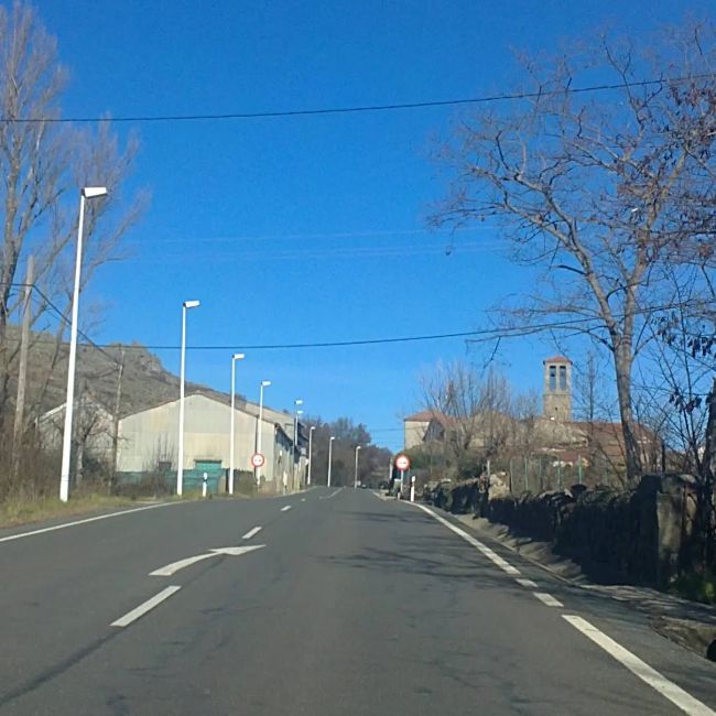 Photos from my car of Vallejera de Riofrío (Salamanca) (12/2019)