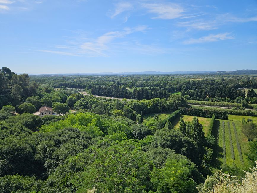 View towards the Rhône from Les Angles