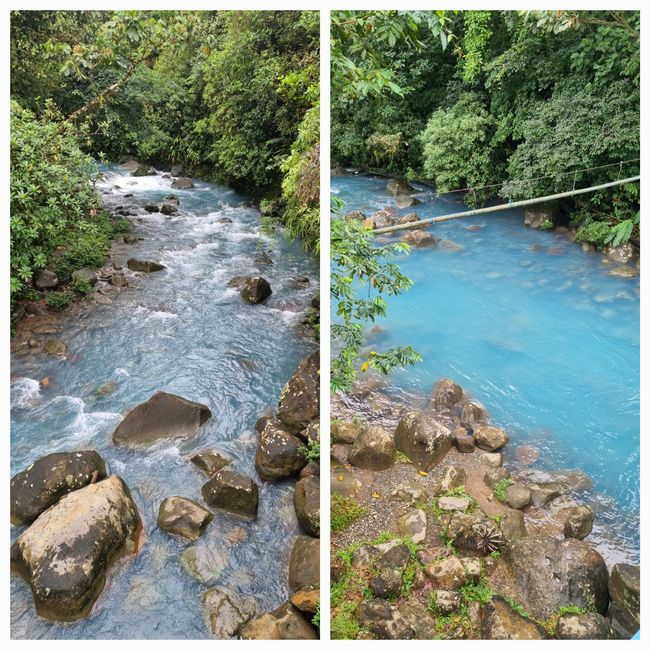 Rio Celeste ( im Vulkan- Nationalpark  Tenorio