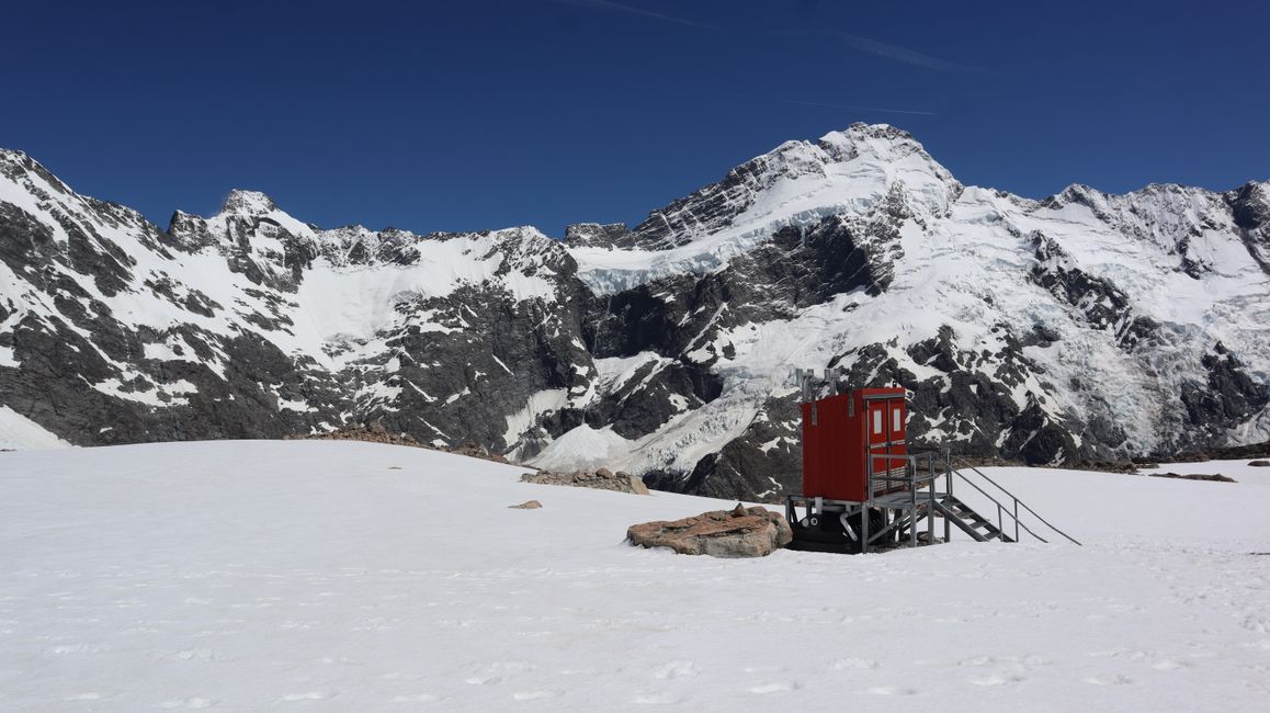 Toilette an der Mueller Hut