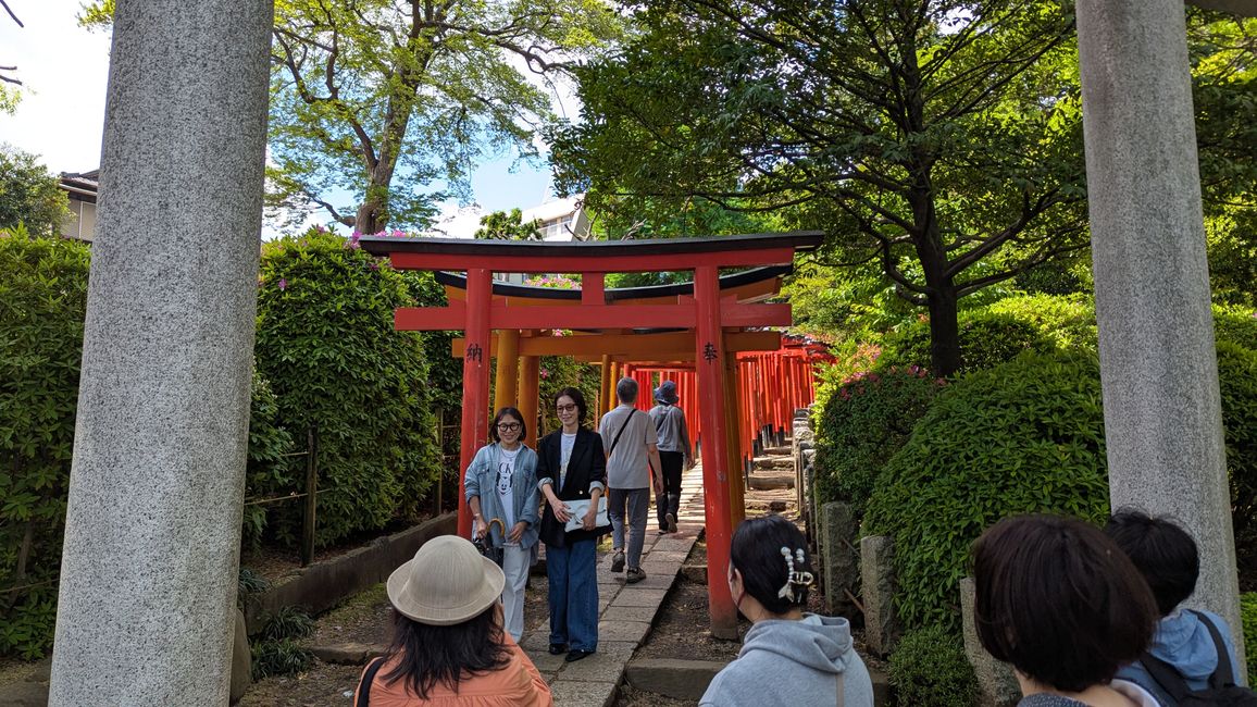 Tenno ji Tempel, Nezu Schrein, Hie und Innrie Schrein