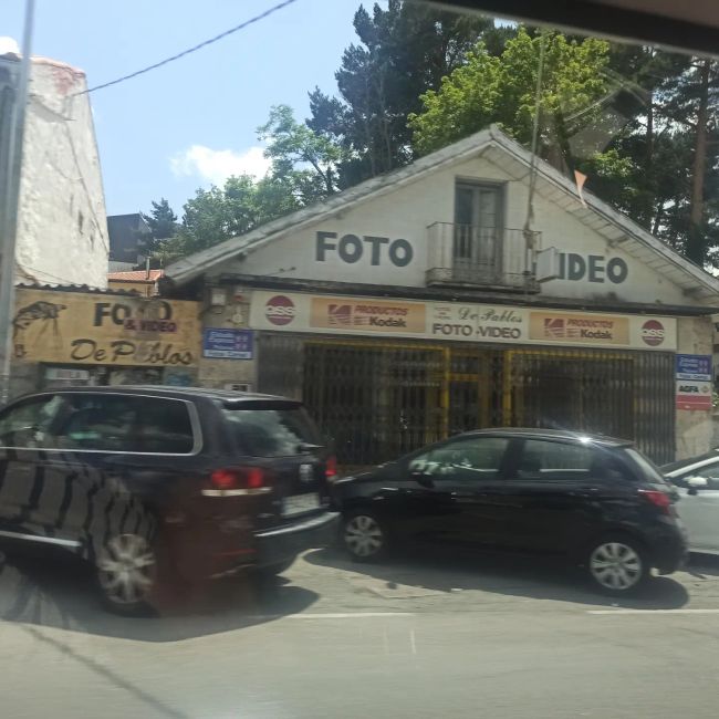 Fotos desde mi coche de San Rafael (el Espinar, Segovia) (julio de 2023)