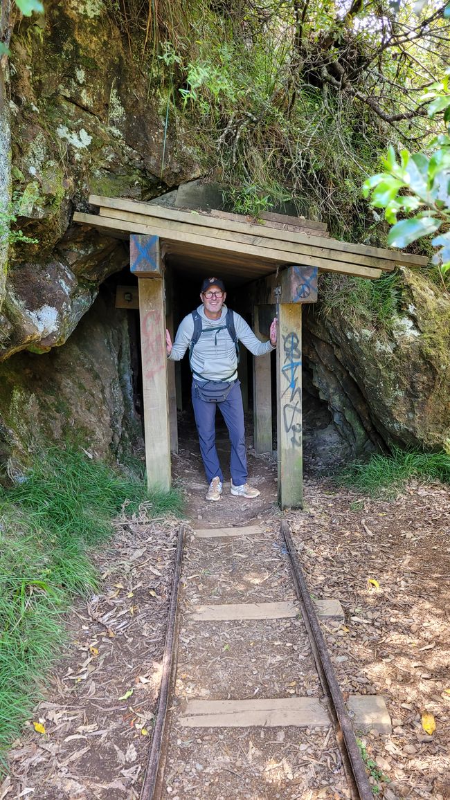 On the Trail of the Gold and Ore Mine in the Karangahake Gorge