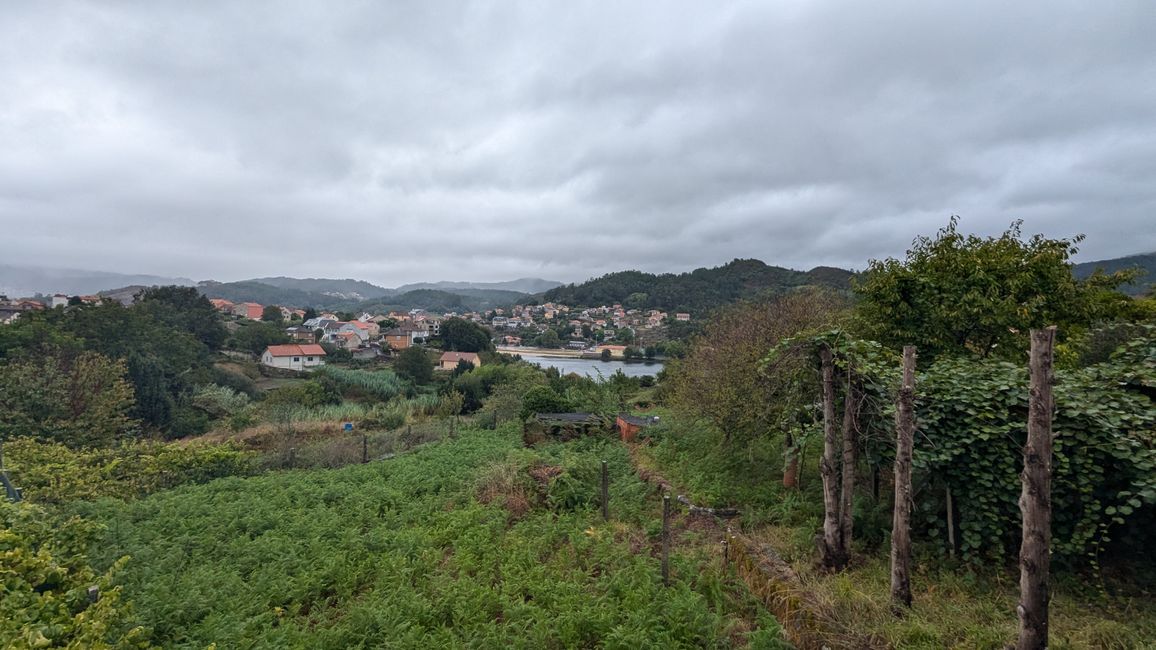 Ninth stage on the Camino Portugues da Costa from Vigo to Arcade