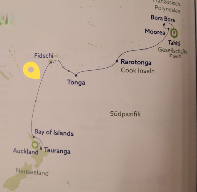 Giorno 75 a 77 di 175: Crociera intorno al mondo - Giorni in mare tra Fiji e Nuova Zelanda