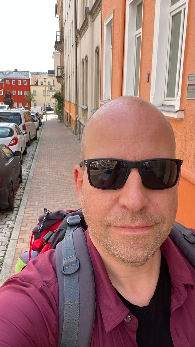 Start der ersten Etappe