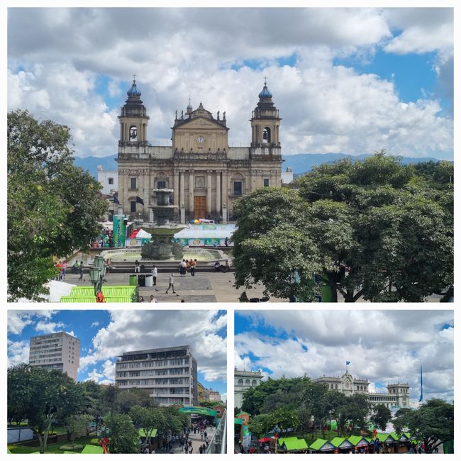 Parque Central mit Blick zu Kathedrale