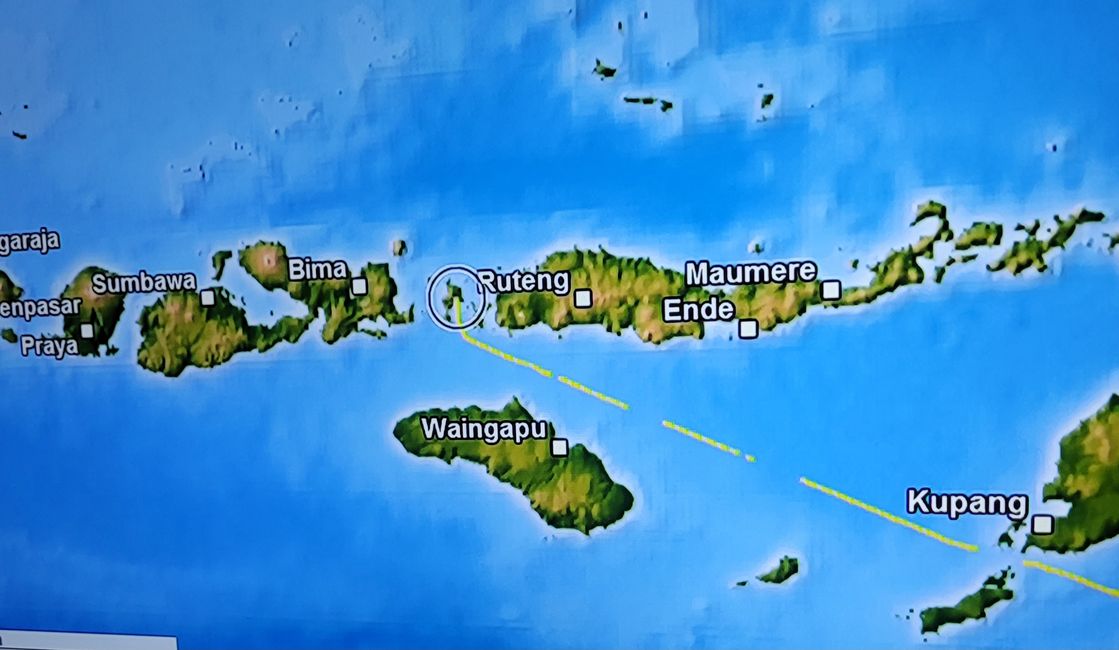 Day 110 of 175: Cruise around the world - Komodo/Indonesia