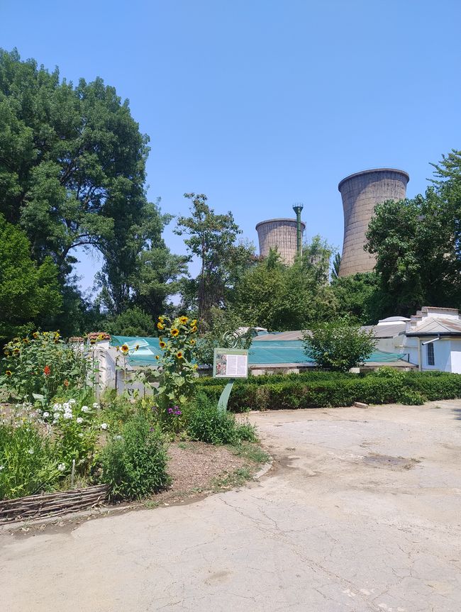 Backstage im Botanischen Garten von Bukarest 