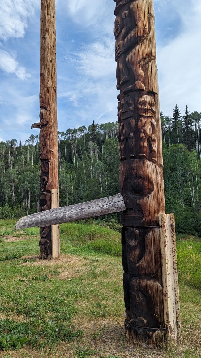 Gitanyow Totem Poles