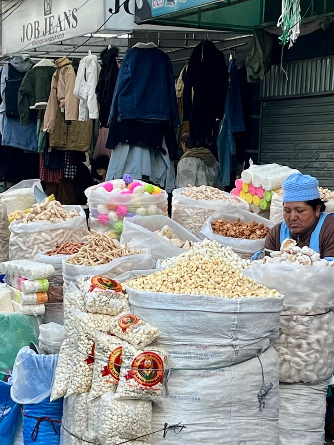 Mercado en La Paz 