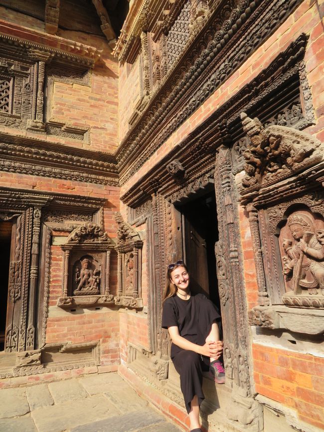 The entire buildings are decorated with fine wood carvings.