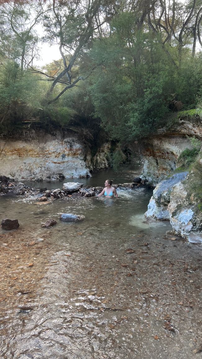 Baden im heißen Fluss - eine wirklich einzigartige Erfahrung 