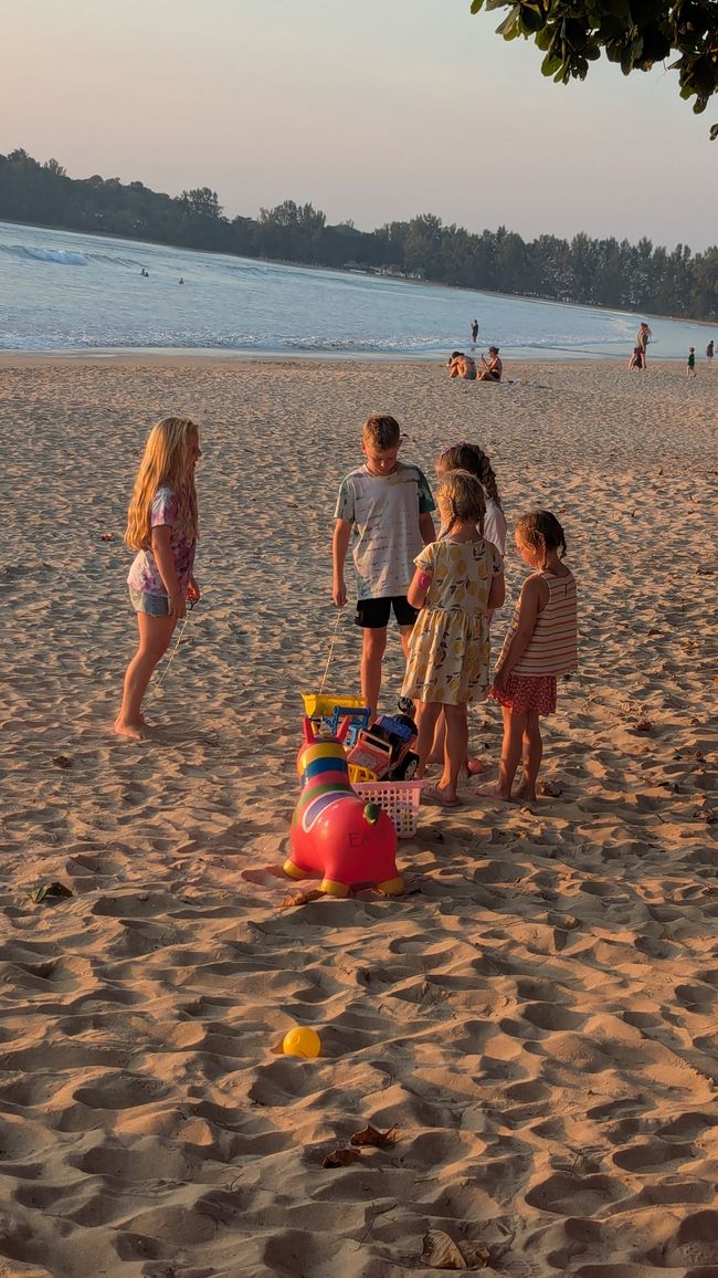 Pools und Strandliegen